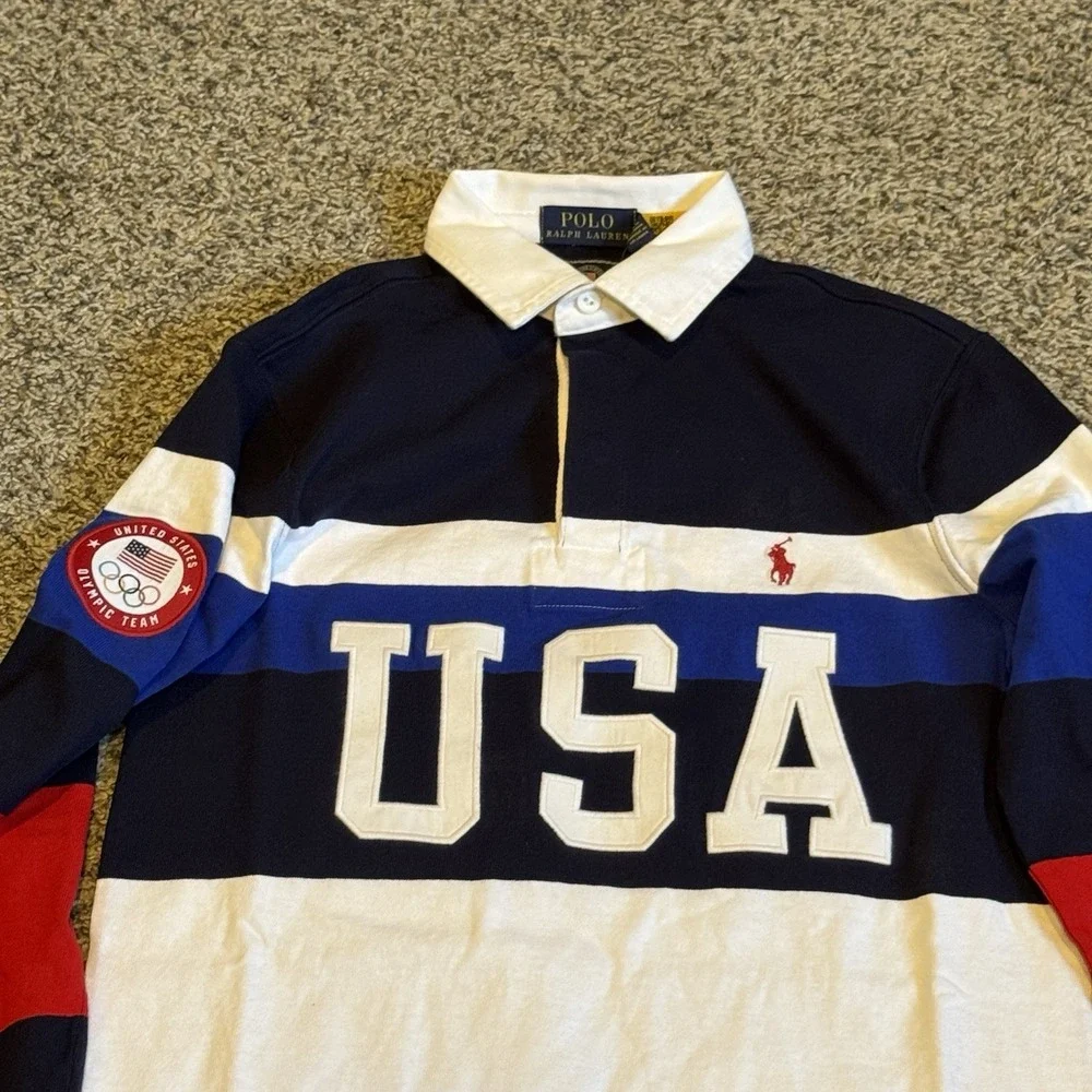 USA Olympic Rugby Team Polo Shirt - by Ralph Lauren Size XS